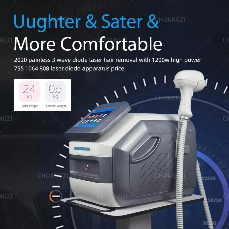 

Alexandrite laser hair removal diode for permanent hair removal 755nm 808nm 1064nm