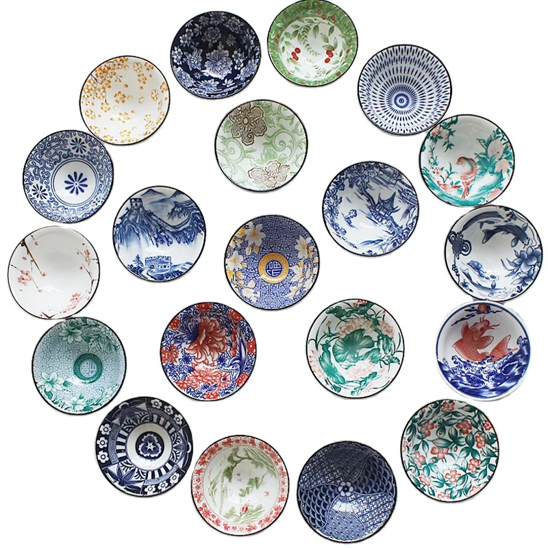 

2020 Large Qinghua Porcelain Tea Cup ChaZhan Anti Scaling Retro Kung fu Teacup Ceramic Multicolor Master Cup Personal Single Cup