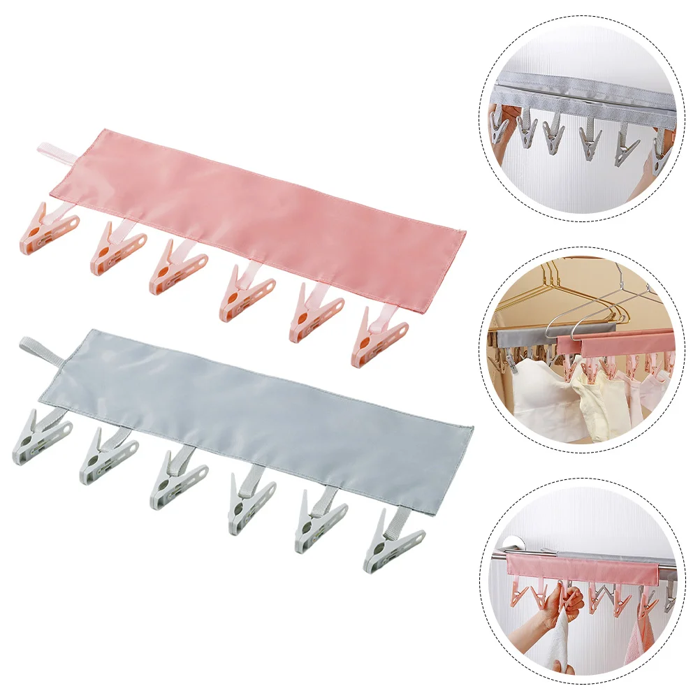 

Drying Rack Hanger Sock Clothes Clip Clips Hangers Travel Laundry Dryer Cloth Towels Hanging Outdoor Portable Windproof Bathroom