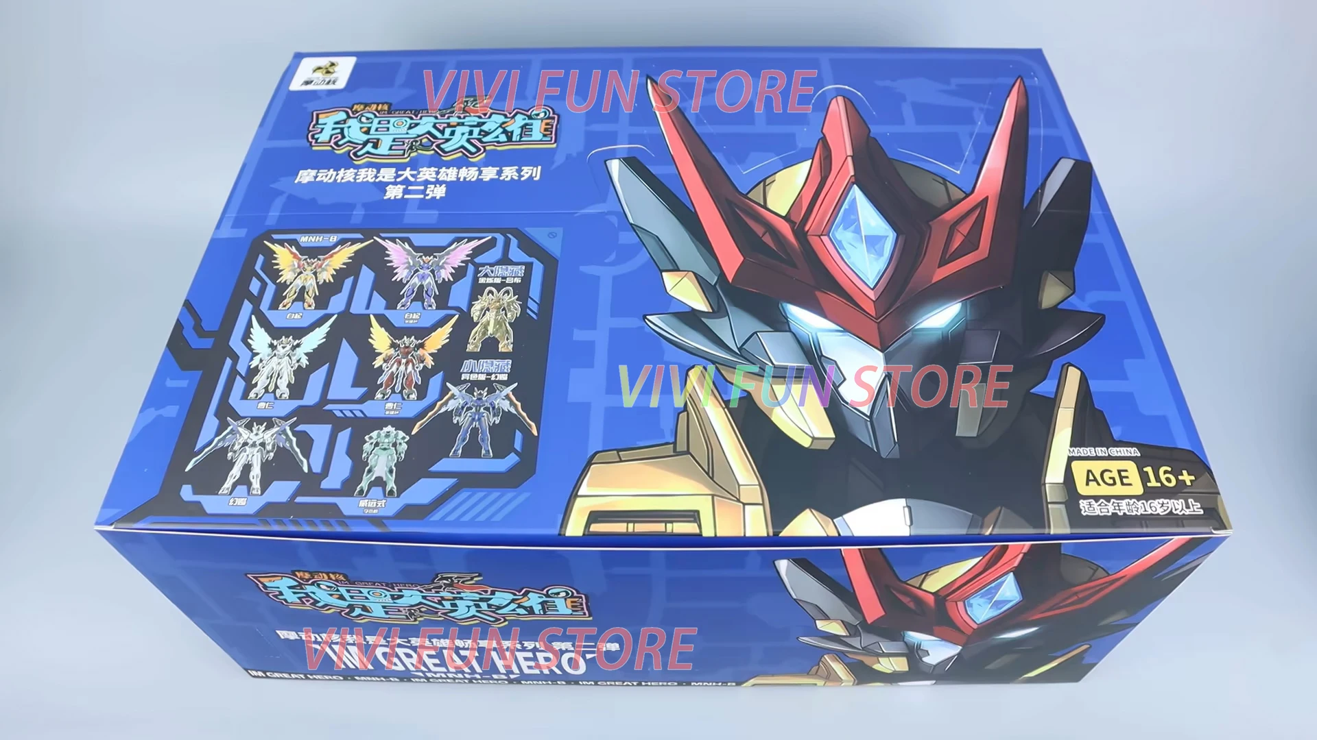 В наличии: Механические игрушки-мехи MOTOR NUCLEAR IM GREAT HERO 02 Blind Box (Лв Бу, Цао Жэнь, Бай Ци, Хуань Ци) — сборные подвижные модели (art.: 3920db4e55722) - 3920db4e55722