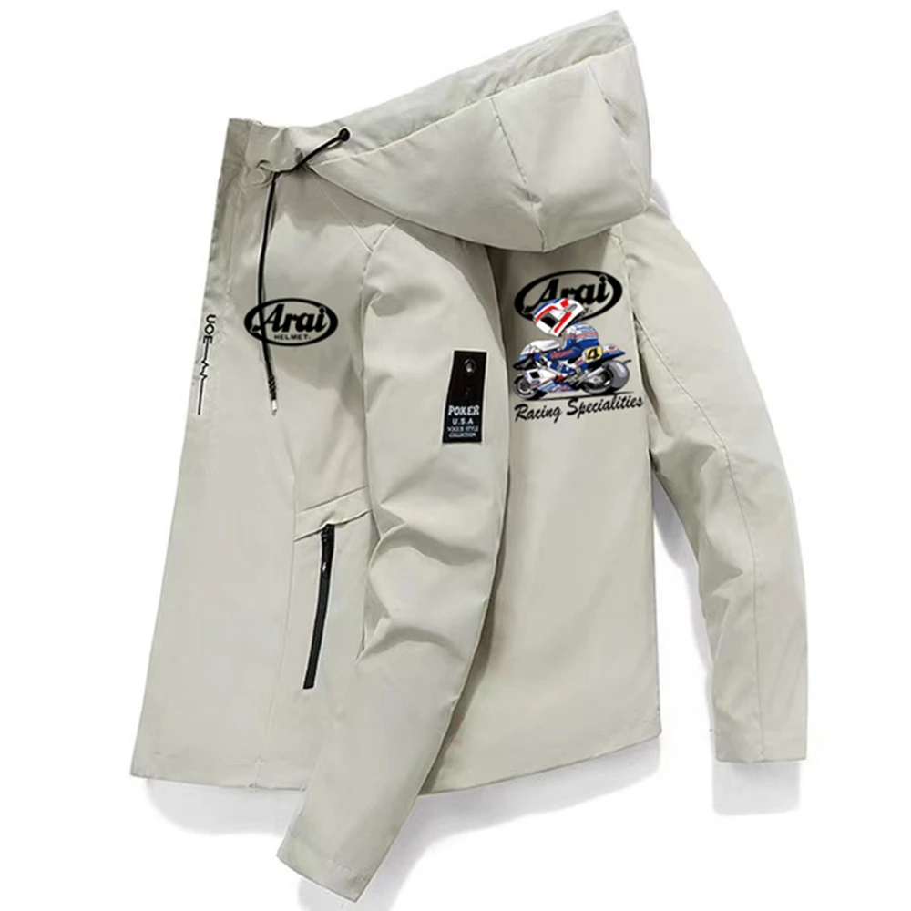 

2023 Nieuwe Lente-En Herfstmerk Heren Winddicht Jack Casual Hoge Kwaliteit Baseball Jack Outdoor Sportjack Met Capuchon
