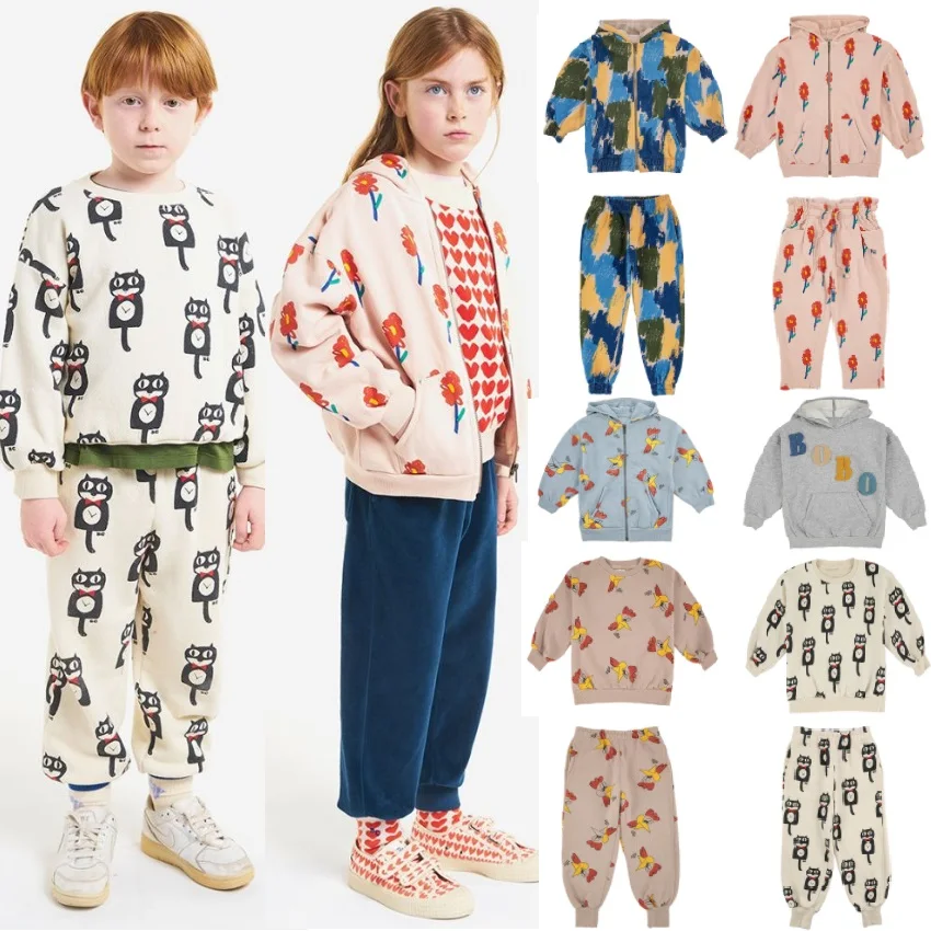 

Children's Jacket 22 Autumn And Winter New Printed Hoodie Fashion Boy Jacket Cartoon Cotton Girl Sweatshirt Children's Clothing