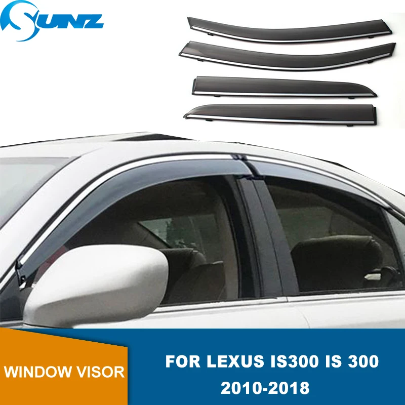 

Window Visor Car Rain Shield Deflectors Awning Trim Cover For Lexus IS300 IS 300 2010 2011 2012 2013 2014 2015 2016 2017 2018