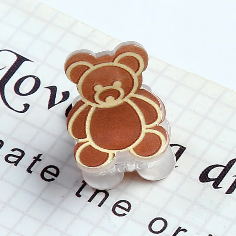 Мини маленький мультфильм животное цветок пластиковый полимерный коготь для