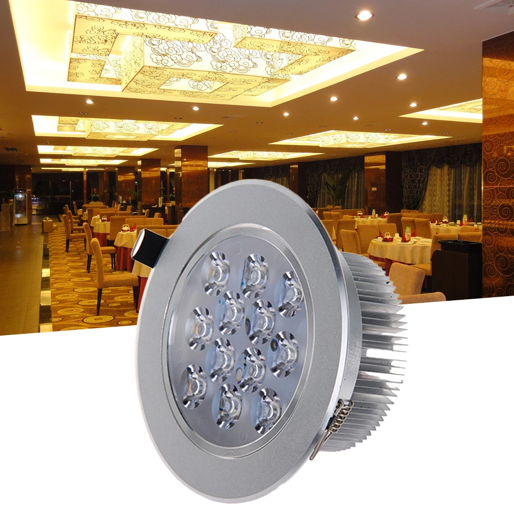 

10 x GU10 Round Chrome Down Light Mains Downlight Spotlight Ceiling Light