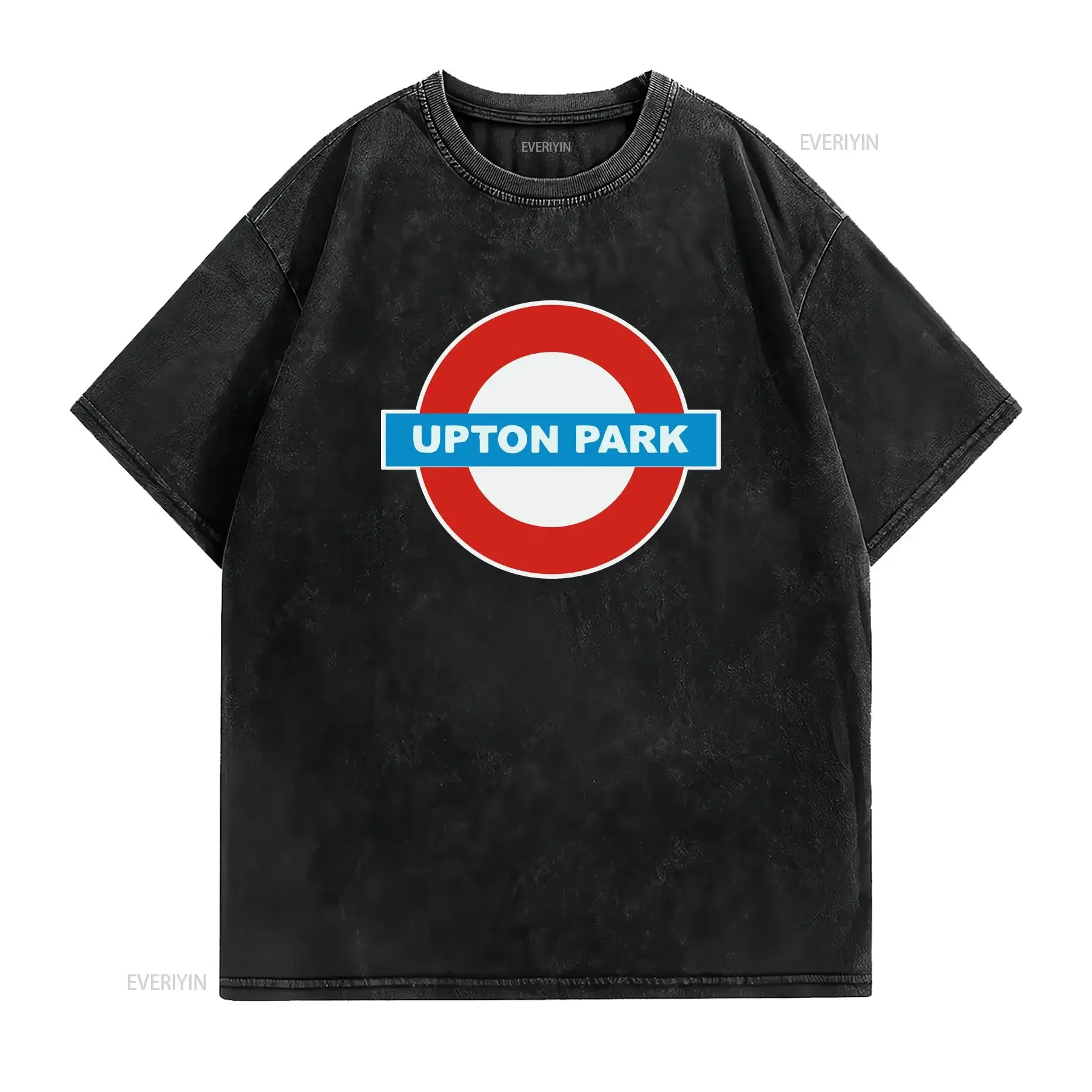 Фото Футболка Ultras Supporteurs U47 Upton Park Ouest Ham London Hooligans, винтажная, с эффектом потертости, унисекс, модная, с графическим принтом, удобная. №2