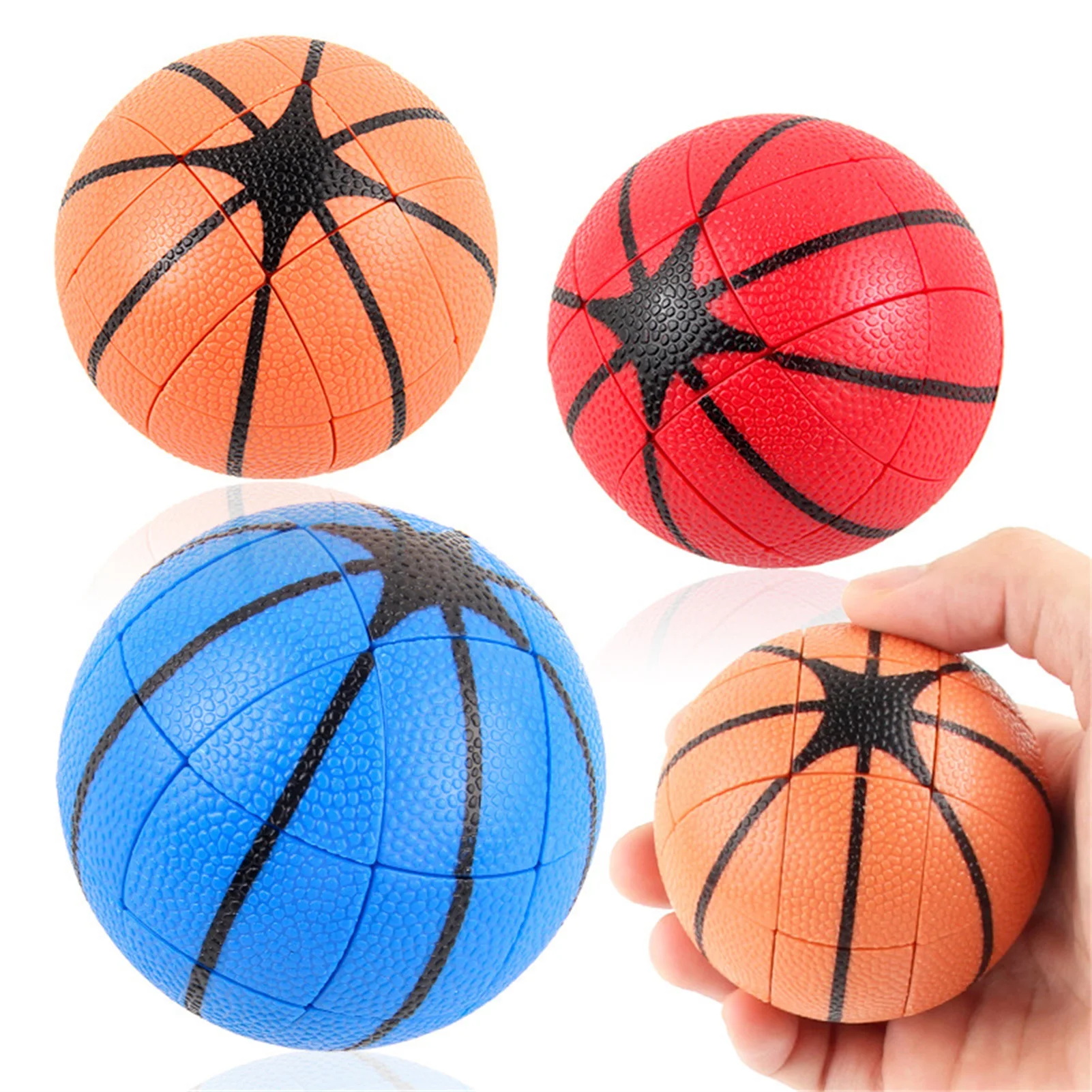 

Hand Ball Toys Mini Basketball Cube Basketball Magic Cube Speed Twisty Puzzle Brain Intelligence Educational Toys For Children