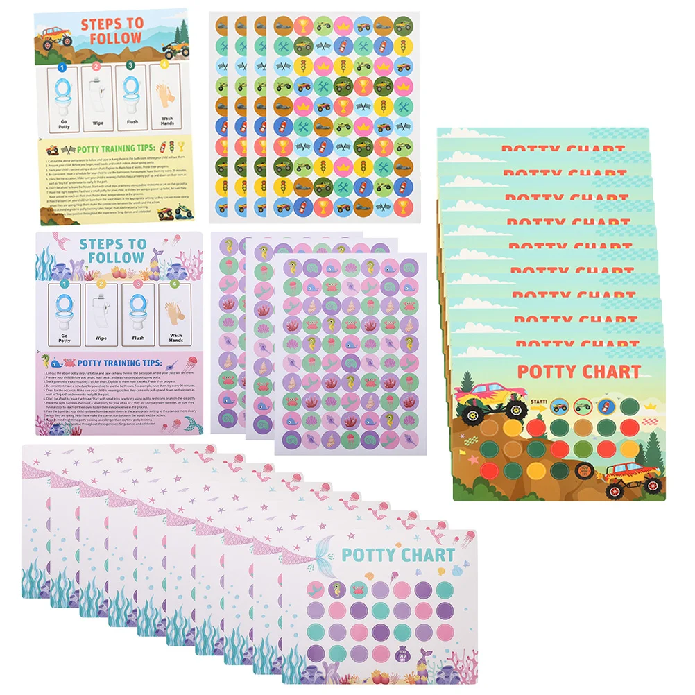 

1 Set Kids Girl Potty Training Chart Potty Training Reward Chart Potty Training Sticker Chart