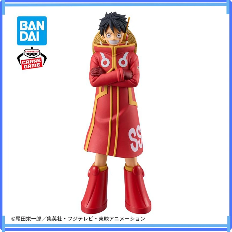 Оригинал в наличии Banpresto Dxf The Grandline Series One Piece Monkey D Luffy Аниме Фигурка Модель Игрушки