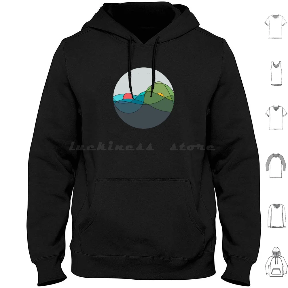 

Sunrise Vs Sunset Hoodies Long Sleeve Sunrise Sunset Sun Sea Mountains Nature Minimalism Shades Grey Environmental