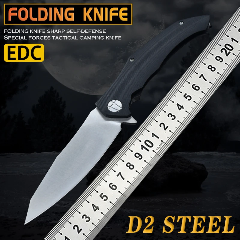 

Folding Knife Outdoor Rescue Camping Hunting Self-Defense Special Forces Camp Tactical Survival Utility Sharp Window Breaker Edc