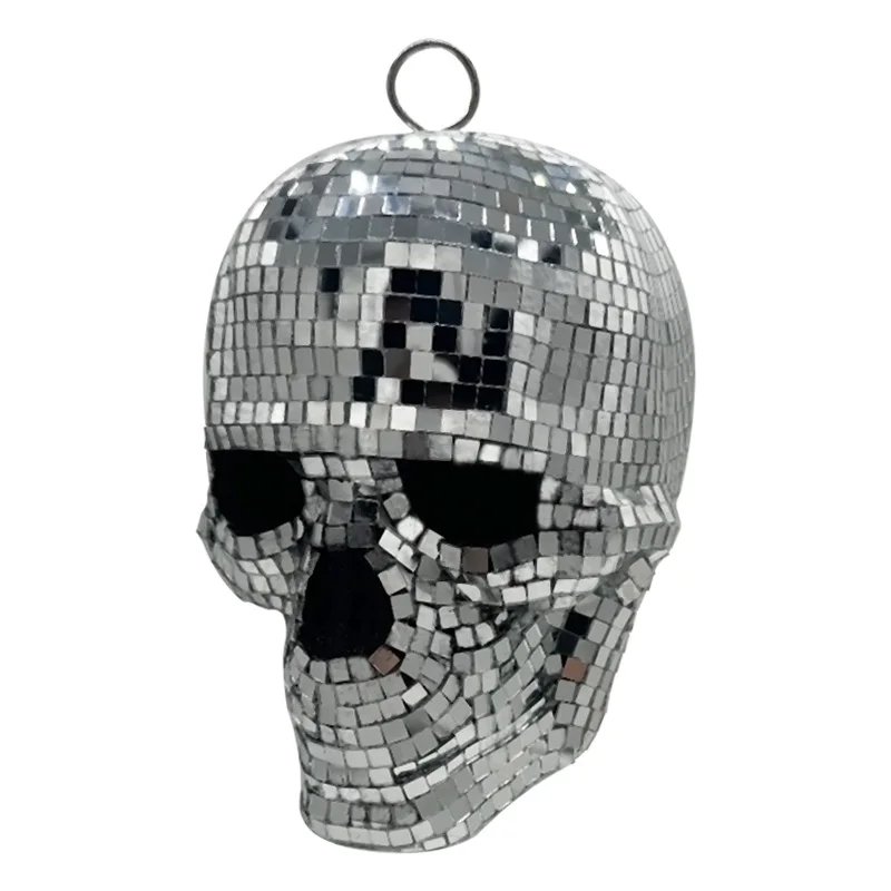 

Дисковый стеклянный шар-череп для Хэллоуина