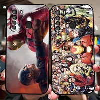 marvel trendy people phone case for samsung galaxy s20 s20fe s20 ulitra s21 s21fe s21 plus s21 ultra black liquid silicon