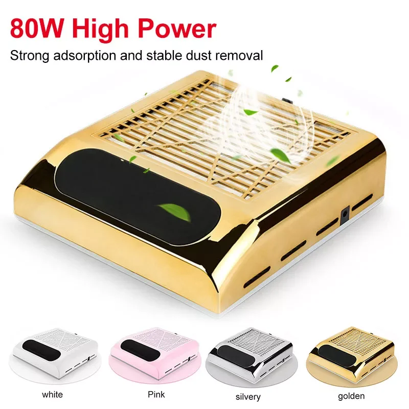 

NEW IN Powerful Nail Vacuum Cleaner Adjustable Nail Gel Polish Cleaner Manicure Machine Nail Art Salon Tool Nail dust absorber