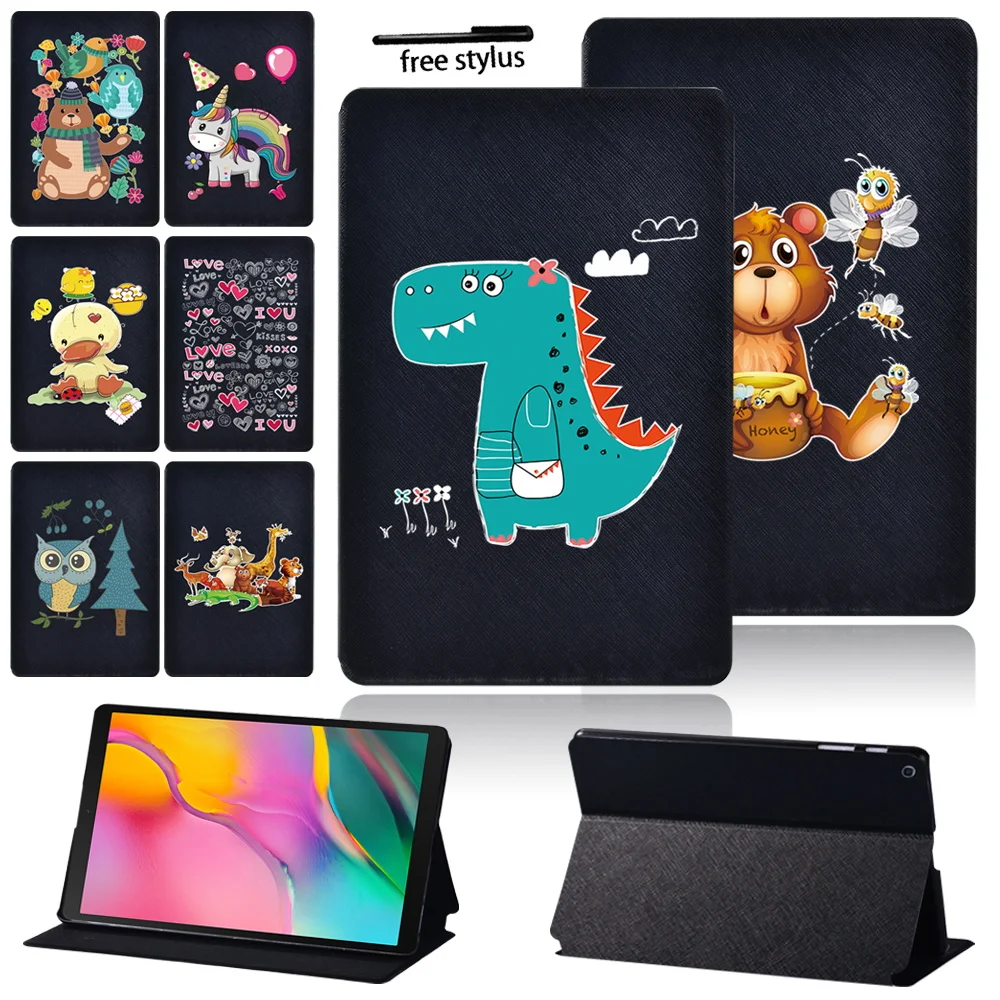 

Tablets Case for Samsung Galaxy Tab A7 lite 8.7" T220 T225 /Tab A 9.7/Tab A 8.0/Tab A 10.5/Tab A A6 10.1 Inch Cover Case +Stylus