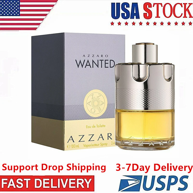 

Free Shipping To The US In 3-7 Days Parfumes Azzaro Wanted Parfum Authentique Perfumes for Men Original Men's Deodorant