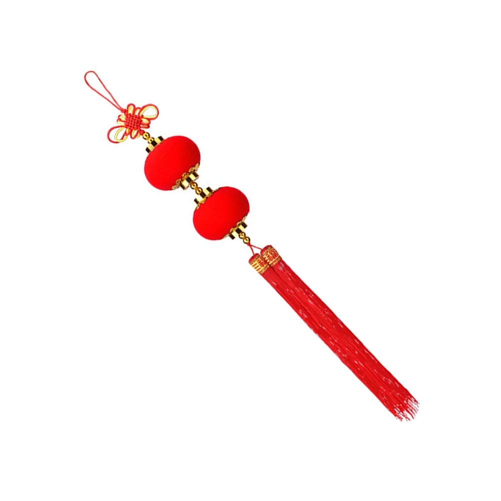 

2 Sets Little Lantern String Hanging Little Lantern Chinese Knot Hanging Lantern Festival Decorative Lantern Ornament
