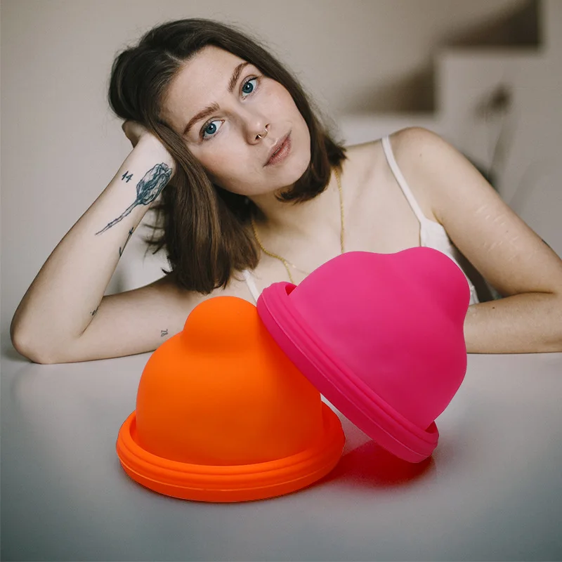 

Силиконовая менструальная чаша, милая менструальная чаша с защитой от протечек
