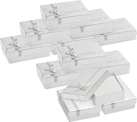 Es (12 Pack) - 9 X 7cm / 3.54 X 2.76 Inches - Cardboard Packaging Box Set With Foam Inserts