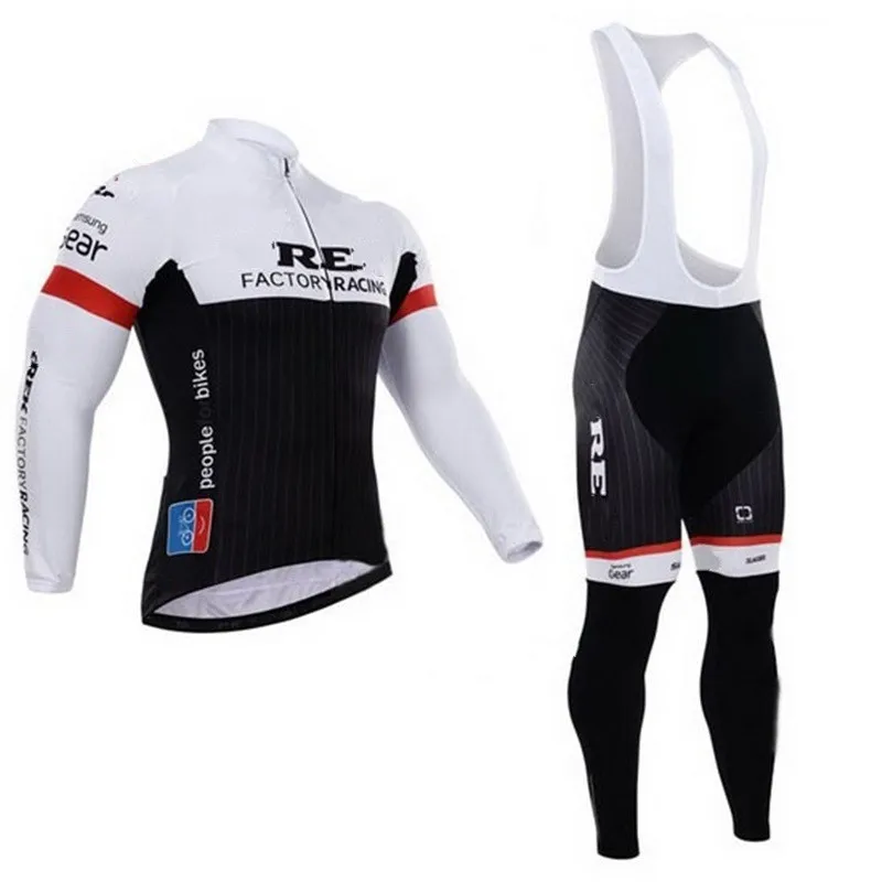 

Brand white Pro Team Long Sleeve Cycling Jerseys Ropa Ciclismo Maillot Bicycle Clothing Breathable Mtb Bike Cycling Clothes