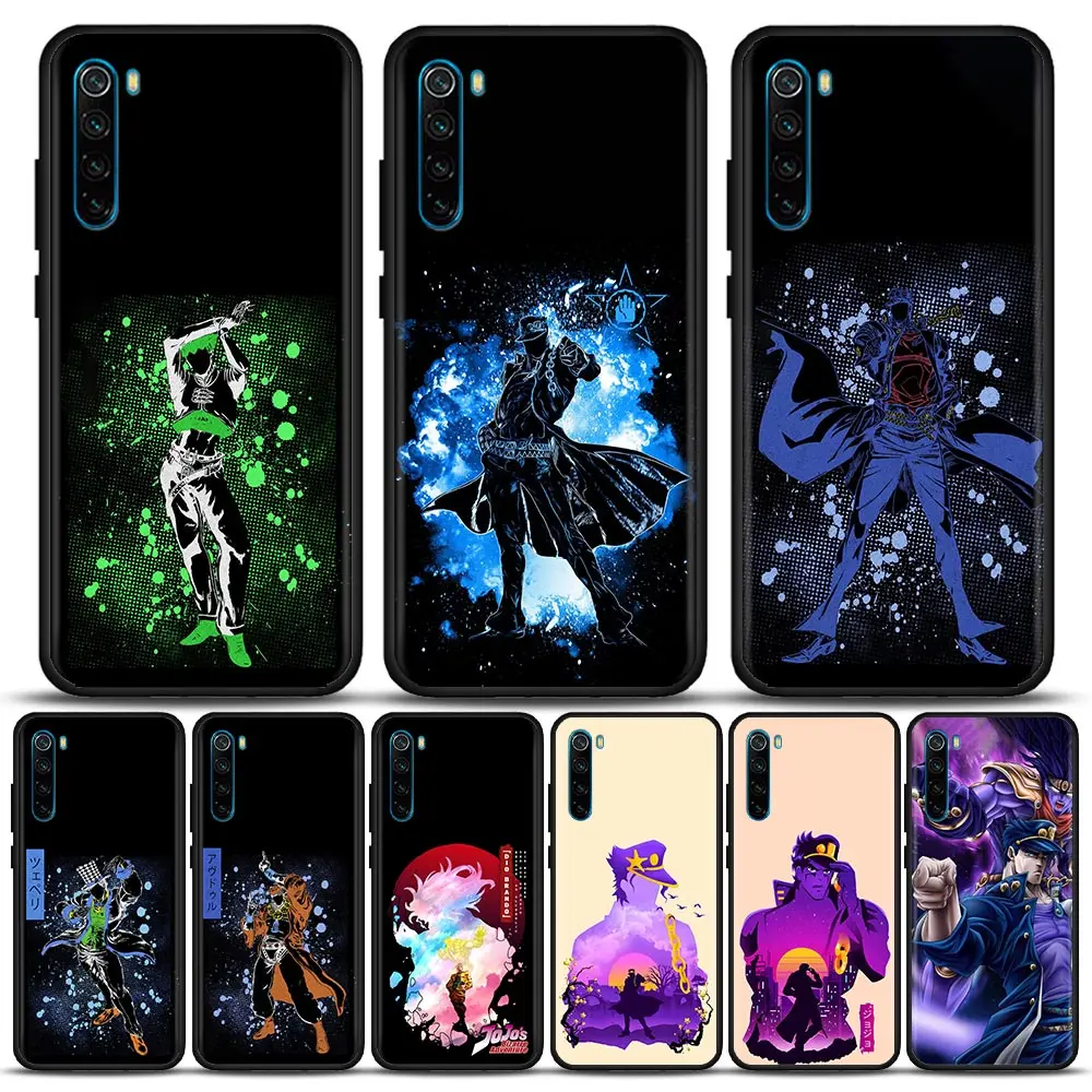 

Anime JoJos Bizarre Adventure Comic Phone Case For Redmi K40 K40S K50 6 6A 7 7A 8 8A 9 9A 9C 9T 10 10C 5G Pro Plus Gaming Cover