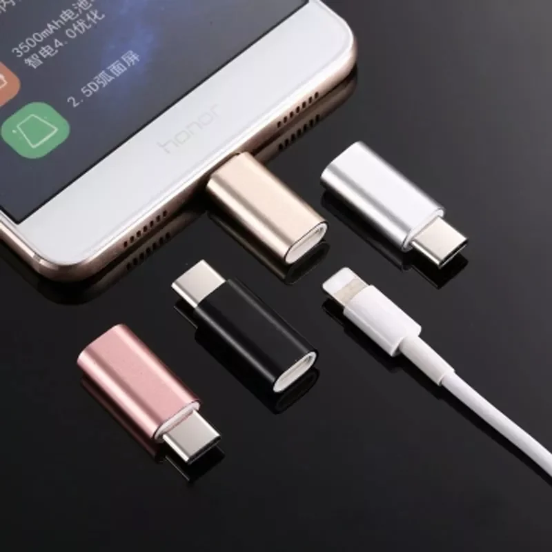 Адаптер зарядного устройства для IPhone X XR XS Max 8 7 6 6S Plus IOS 8Pin на Type-c Usb C Huawei P20 Pro Mate 20 10