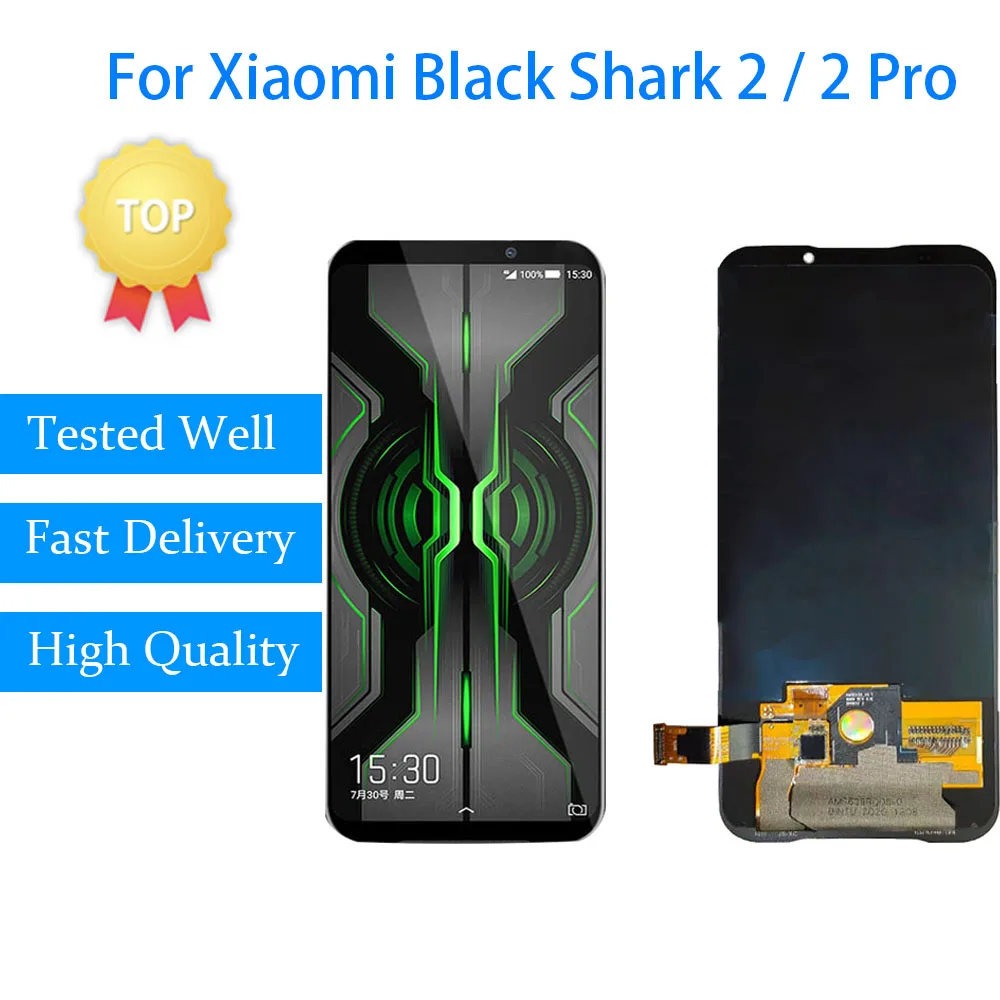 

6.39" Super Amoled BlackShark 2 LCD For Xiaomi Black Shark 2 Pro LCD SKW-H0 DLT-A0 Display Touch Screen Digitizer Assembly Panel