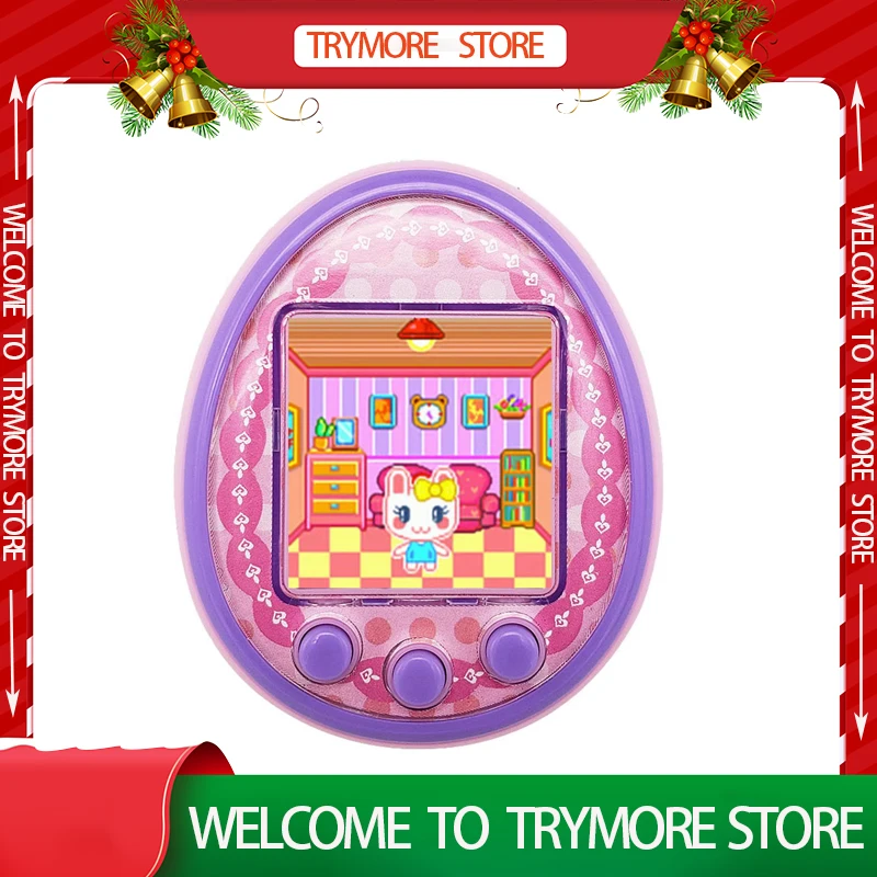 

Оригинальная игровая консоль Bandai Tamagotchi для домашних животных с цветным экраном, версия для микрочата, электронная игровая консоль для домашних животных, электронная игрушка, подарок для детей