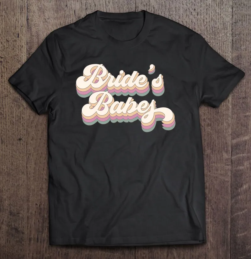 

Футболка в стиле ретро для невесты, малышей, невесты, девичника, подарка, футболка с коротким рукавом, футболка, Графитовая футболка, Винтажн...