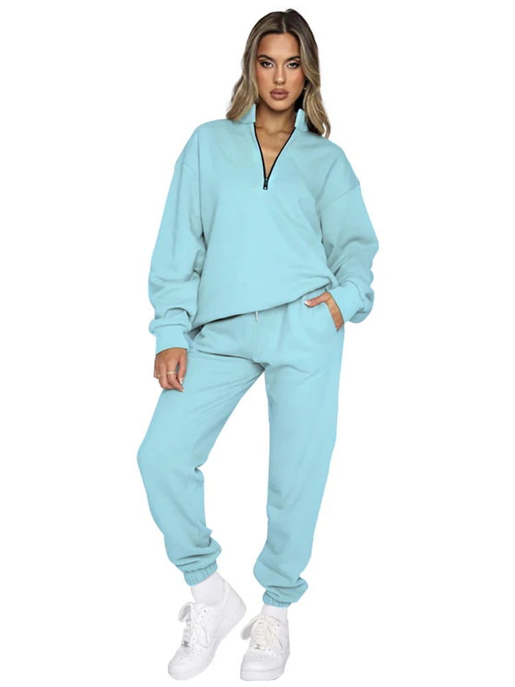 

African Clothes Tracksuit Set Women Sweatshirt Tops And Pant Suits Autumn New Solid Fashion Casual African Clothing Outfits 2022