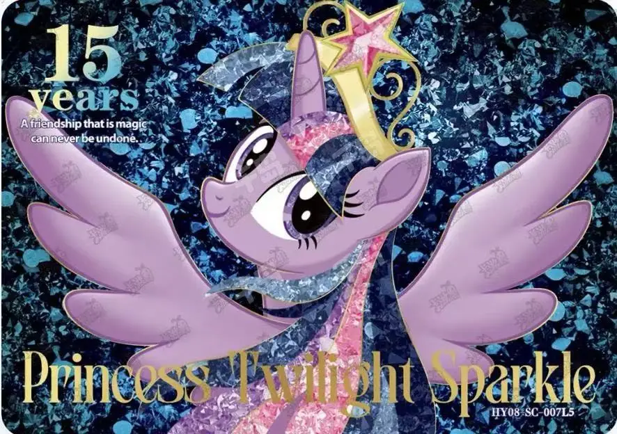 Фото Новая карта KAYOU Authentic My Pony на 15-летие Huiyue Edition 8 ZR SC SGR LSR, памятная редкая коллекционная карта, игрушка в подарок №3