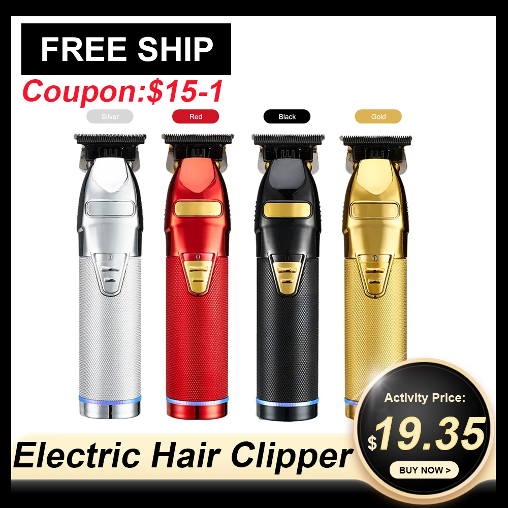 Hair Clippers with Guide Combs Men Cordless Hair Cutting Trimmer Kit Electric Haircut Kit Beard Trimmer Barber Hair Styling Tool