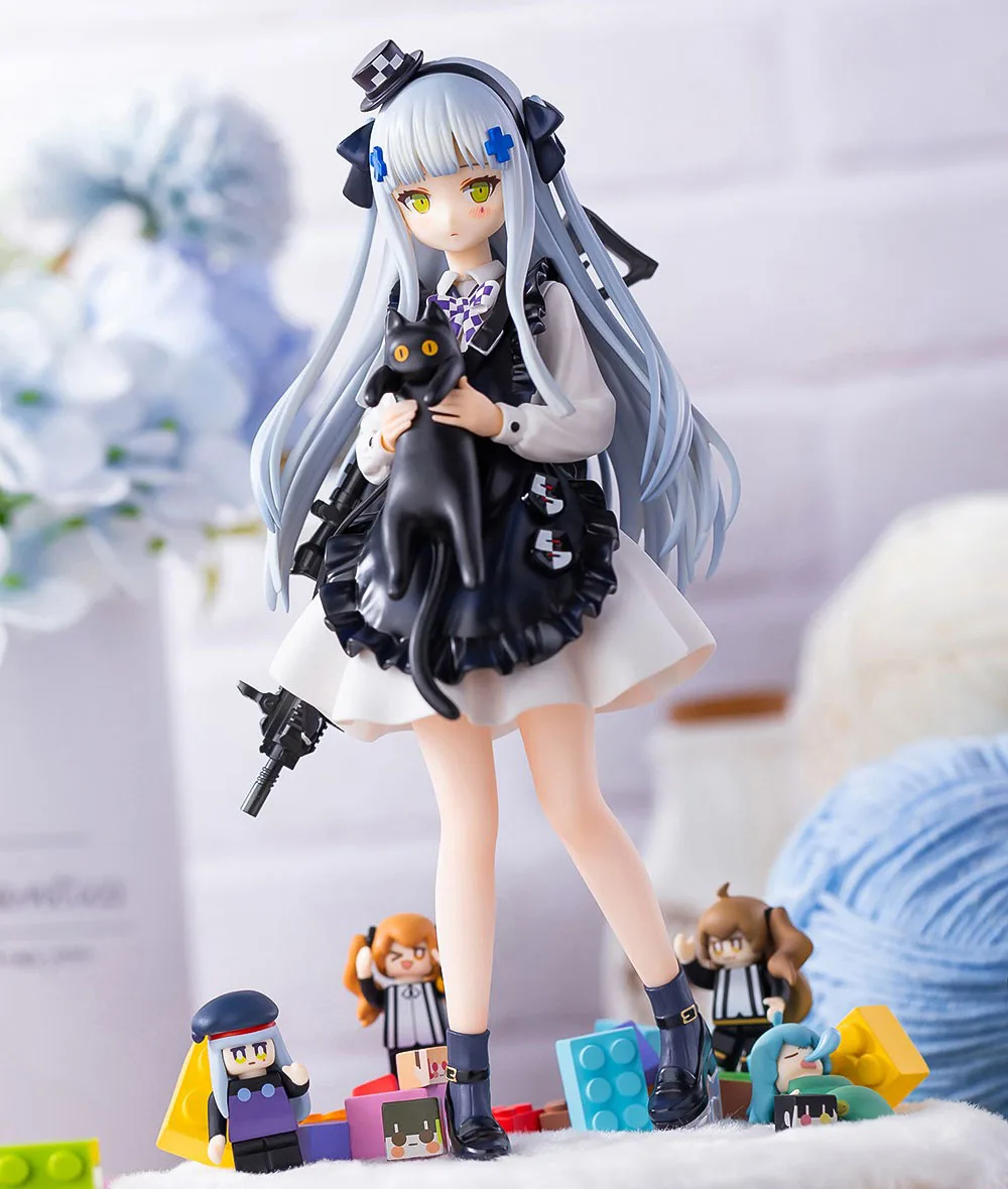 

21CM Girls Frontline Type HK416 Gift Of Black Cat Ver 1:7 PVC Anime Action Figure Collectable Sexy Girl Model Toys Doll Gift