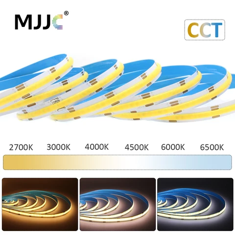 Светодиодная лента MJJC 5M 608LEDs двойной белый 12V/24V
