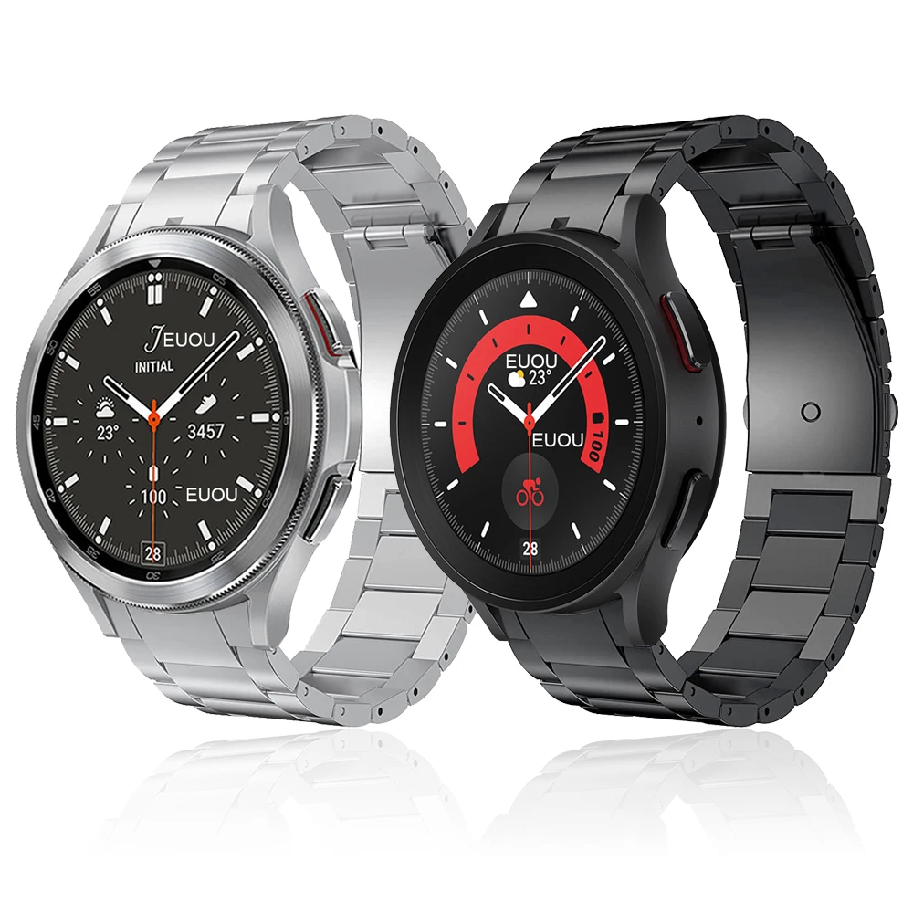 Metal titanium strap For Samsung Galaxy Watch 5 40mm 44mm 5 pro smartwatch Bracelet Galaxy Watch 4 classic 42mm 46mm no gap band