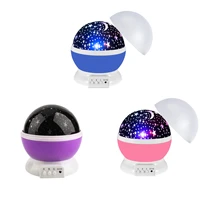night light for kids star night light moon and star projector 360 degree rotation 4 led bulbs 9 light color changing with usb