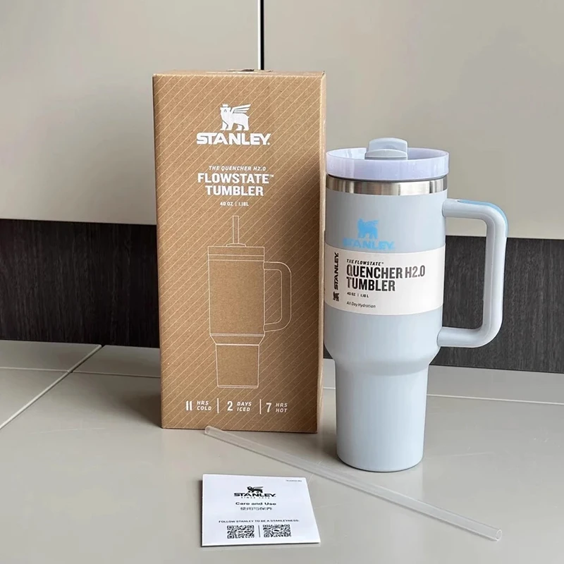 

STANLEY Quencher H2.0 FlowState Tumbler 40oz Stainless Steel Vacuum Insulated Travel Mug with Straw Copo Stanley Dropshipping