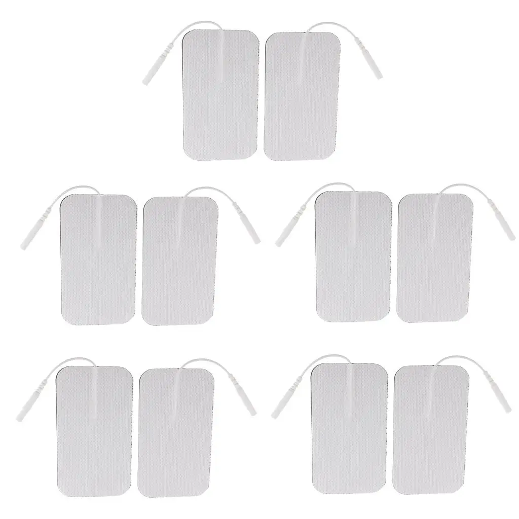 

10pcs Tens Electrodes Pads Digital Therapy Massager Machine Replacement-