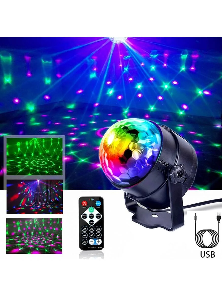 

RGB Стробоскопическая лампа для вечеринок