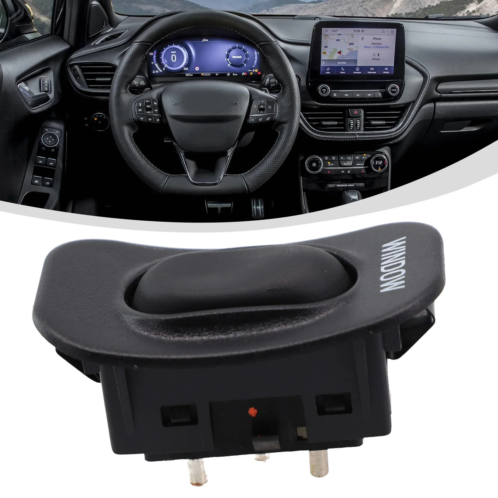 

Parts Door Glass Switch For Ford For Mazda B2300 53-48451 Accessories F57Z-14529-A Plastic & Metal Replacement