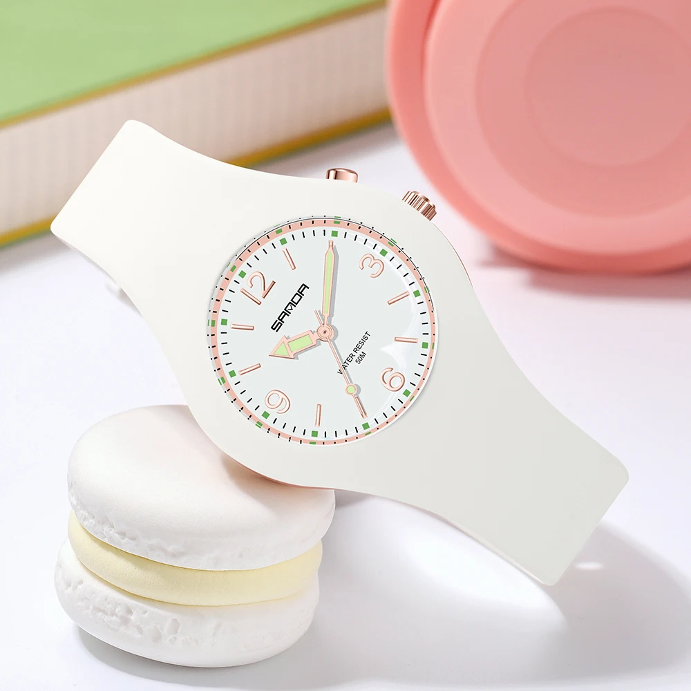 Hot Sale Ladies Fashion Shockproof Simple Watch Women Luxury Leisure Sports 50M Waterproof Luminous Dial Quartz Clock enlarge