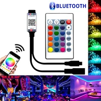 24 keys bluetooth compatible remote led strip controller remotely sensor for light wall lamp switch wireless touch 12v rgb strip