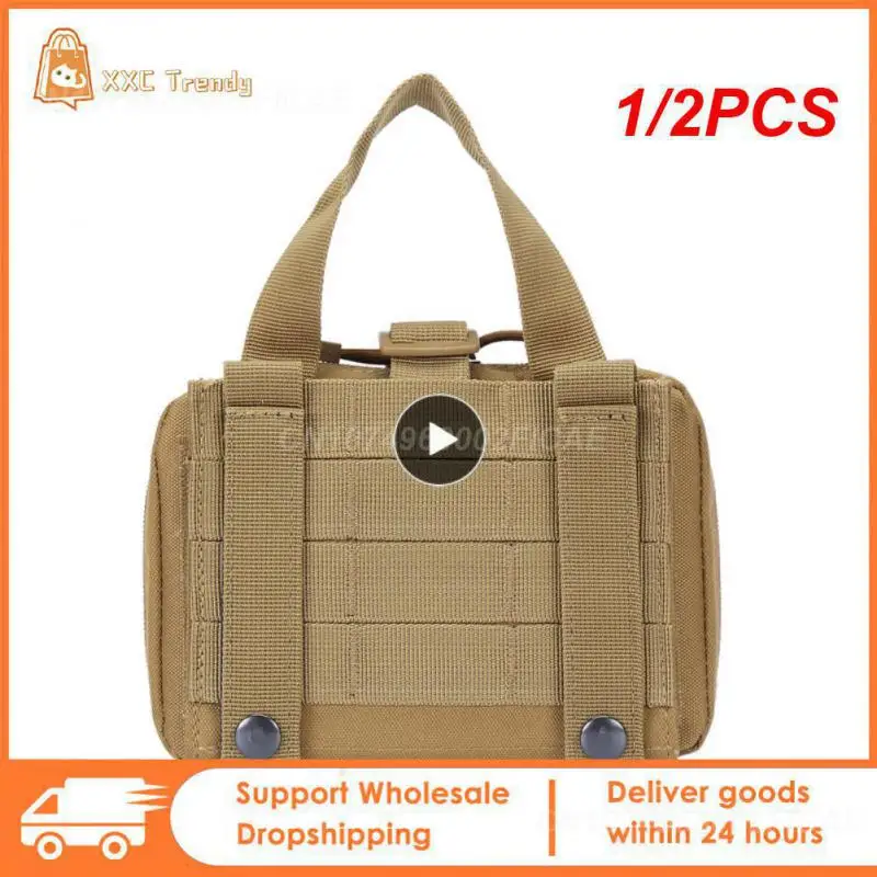 

1/2PCS Upgrade Tactical Pouch Rip Away Molle kit IFAK Tear-Away First Aid Kit Travel Outdoor Hiking mergency