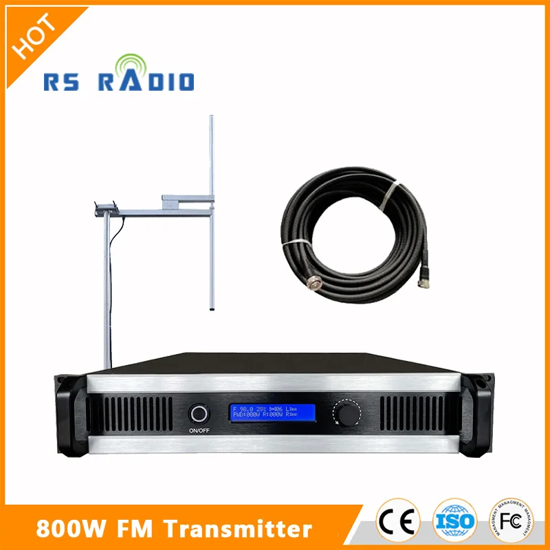 

800W FM broadcast Transmitter Kit for Radio Station,Community City
