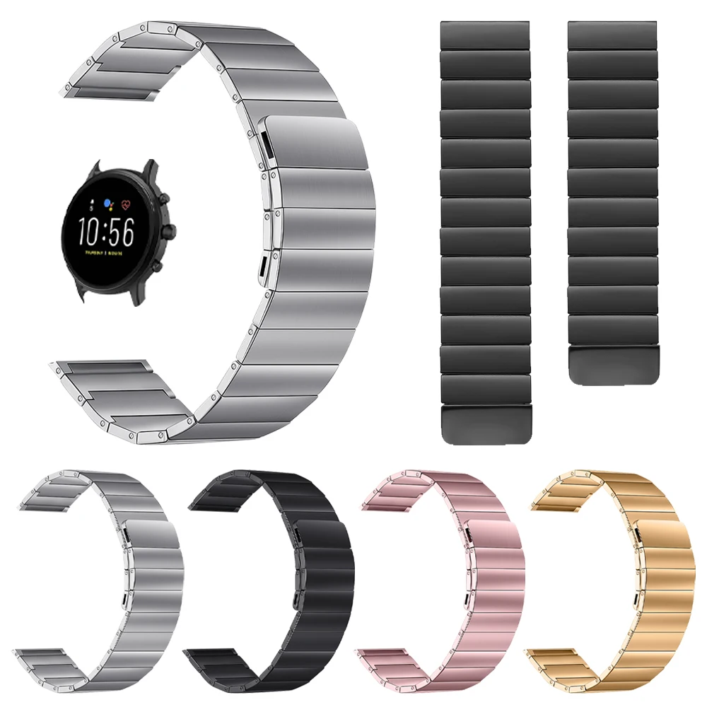 

Magnetic Metal Band for Fossil Gen 6 44mm Gen6/gen 5 5e 44mm/Gen5 LTE 45mm Smartwatch Stainless Steel Watchband Bracelet Strap