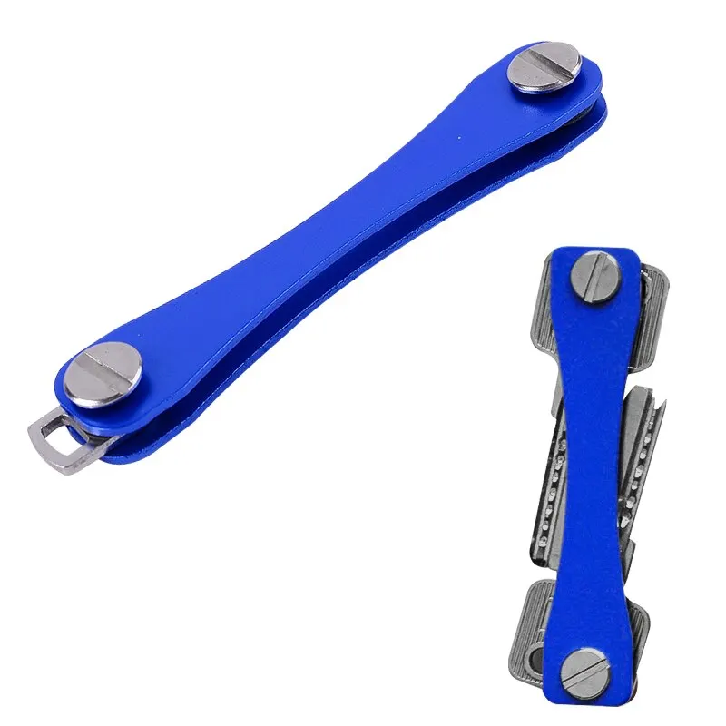 

Compact Minimalist Pocket Sized Key Holder and Key Organizer Piece for Car Key Fob Keychain Accessories