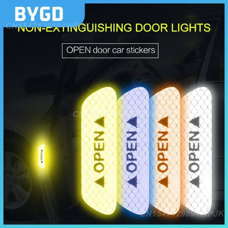 

4 шт., светоотражающие наклейки для защиты от столкновений