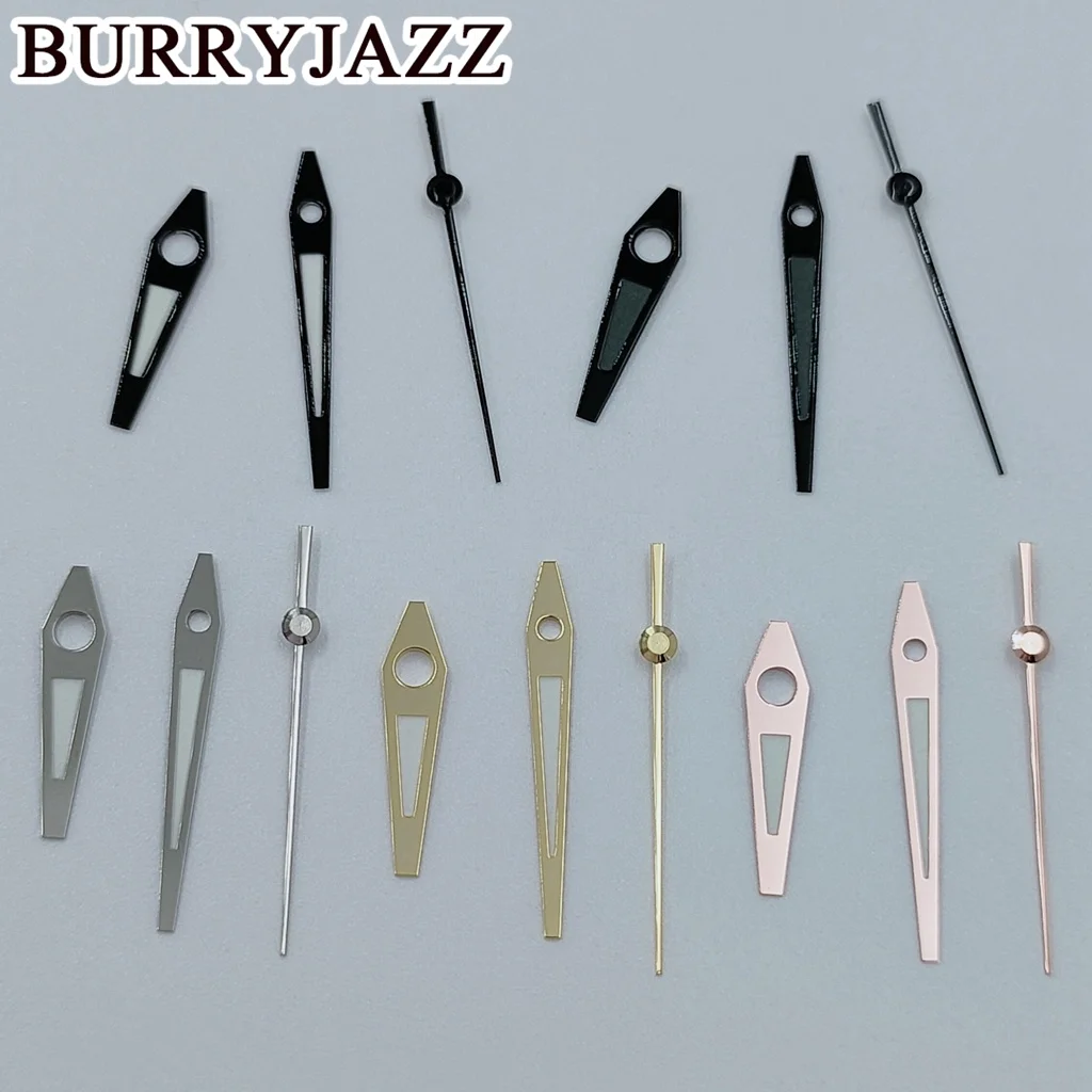 BURRYJAZZ NH35 NH36 NH38 7S26 7S36 4R35 4R36 Стрелки часов Серебро Золото Розовое Черный Белый Серый
