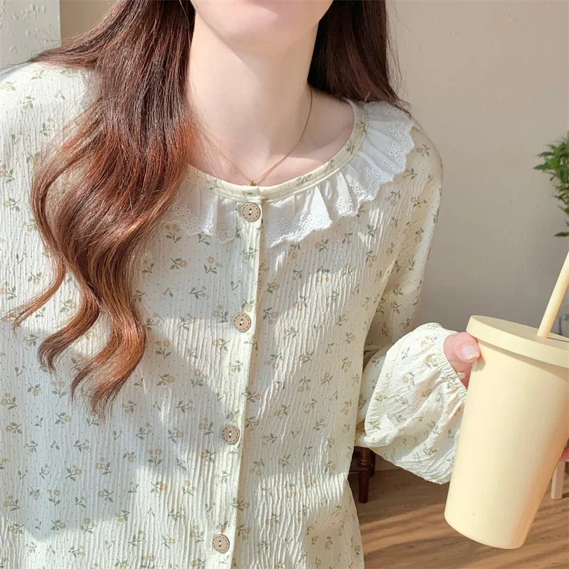 Комплект пижамный женский атласный из 2 предметов хлопковые штаны с длинным