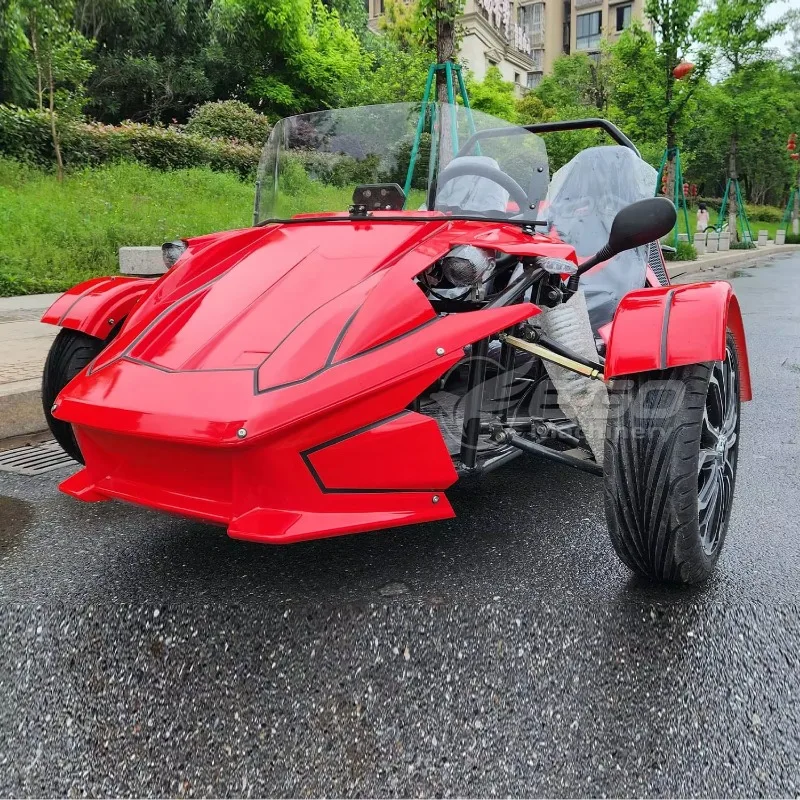 Трехколесный газовый мотоцикл для взрослых 350CC Ego ZTR трансформируемый спортивный